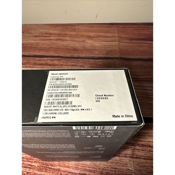 SEALED Google Nexus 7 Tablet Android 16GB - Picture 9 of 9